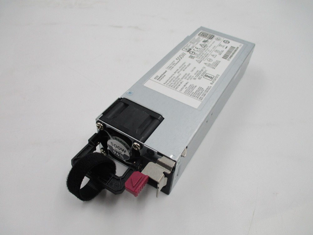 Блок питания HPE HSTNS-PD40-1 500W Gen 10 80 Plus Platinum Power Supply P/N:865399-101 Tested — фото 1