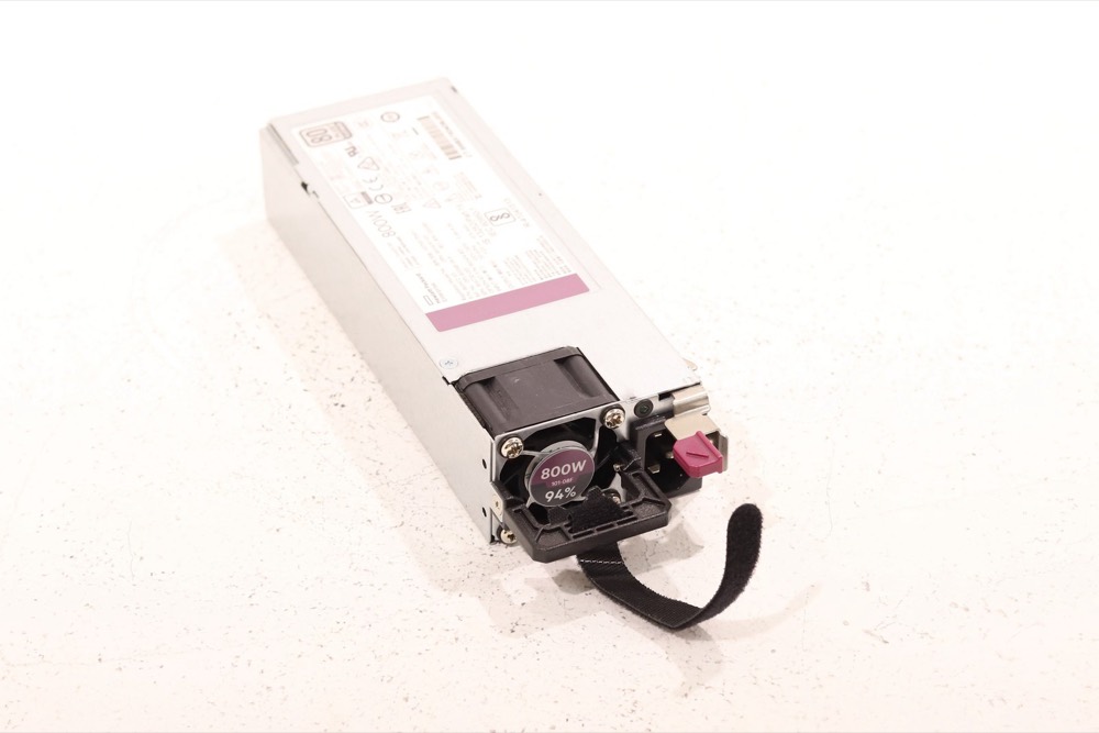 Блок питания HP HSTNS-PD41-1 800W Flex Slot Platinum Hot Plug Power Supply P/N: 866730-001 — фото 2