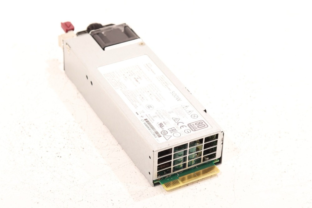 Блок питания HPE HSTNS-PL40-1 500W Power Supply For ProLiant DL/ML Series P/N: 866729-001 — фото 1