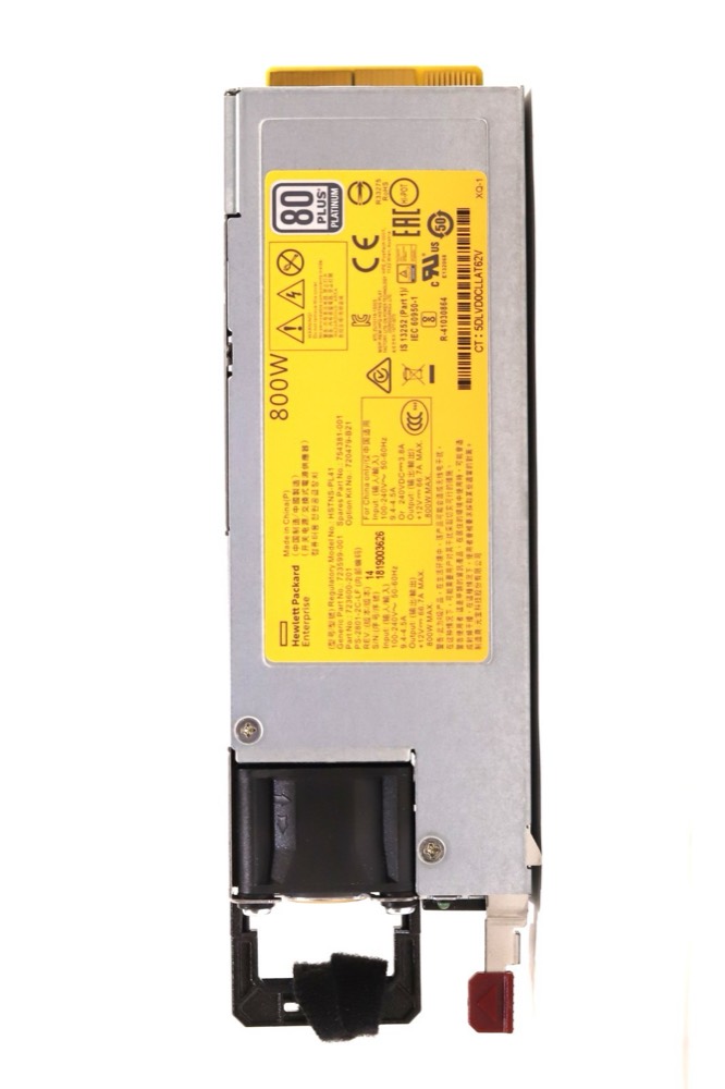 Блок питания HP HSTNS-PL41 800W Platinum Power Supply For Gen9 Server P/N: 754381-001 Tested — фото 2