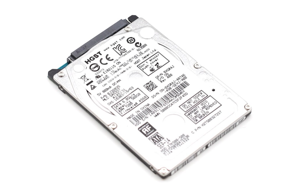 Жёсткий диск Dell HTS725050A7E630 500GB 2.5" 6Gb/s 7.2K SATA Hard Drive Dell P/N: 0XGR4J — фото 1