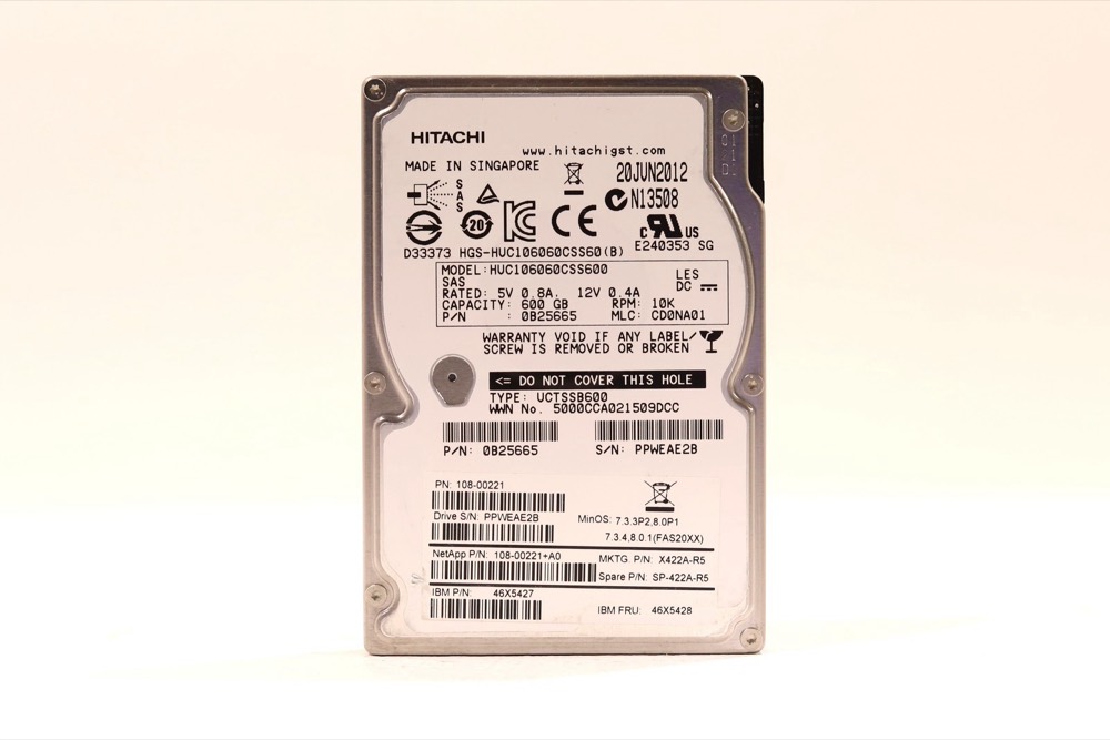 Жёсткий диск Hitachi HUC106060CSS600 600GB 2.5" 6Gb/s 64MB 10K RPM SAS HDD P/N:0B25665 Tested — фото 1