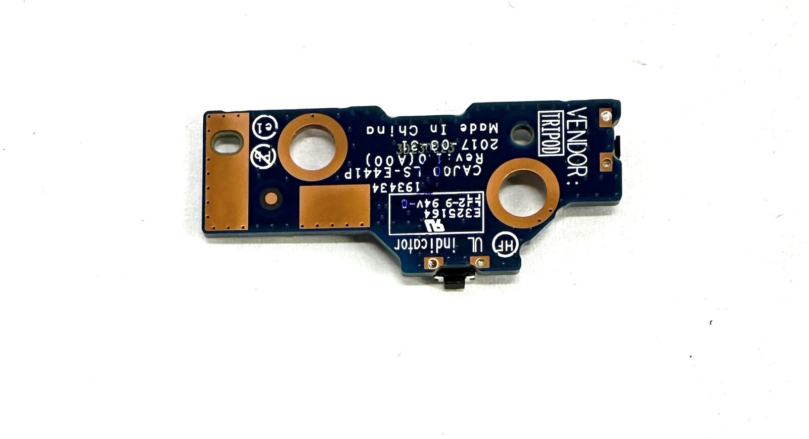 Плата HV1CP Dell LS-E441P HIAA 01 Latitude 7285 Power Button Board — фото 1