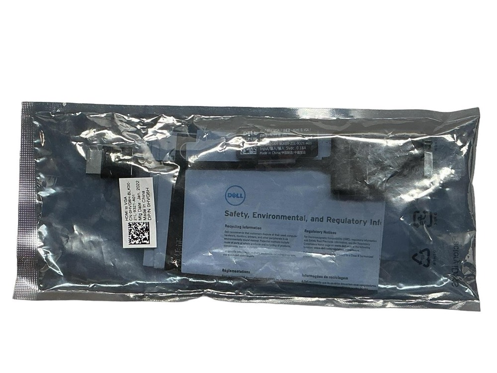 Адаптер HVG6H NEW Dell OEM HDMI to VGA Adapter Cable BIA01 HVG6H DAUENECOE4 — фото 1