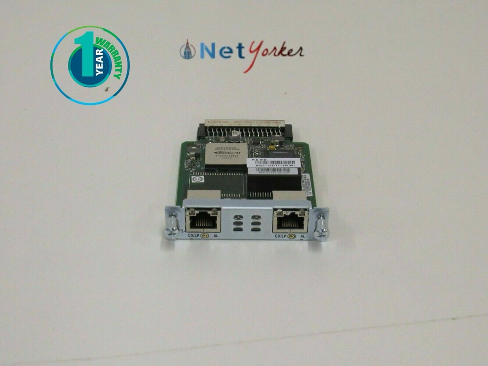 Маршрутизатор Cisco HWIC-2CE1T1-PRI — фото 1