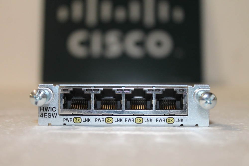 Маршрутизатор Cisco HWIC-4ESW-POE — фото 1