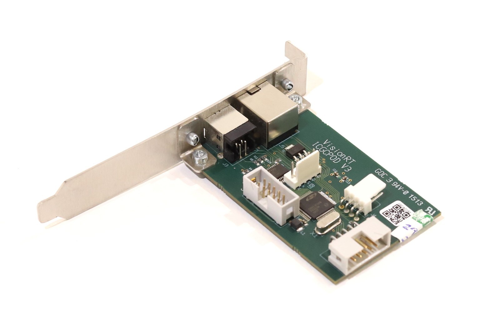 Адаптер VisionRT ICGCP0D V3 1xRJ45 1xRJ11 High-Profile Network Adapter Card Tested — фото 1