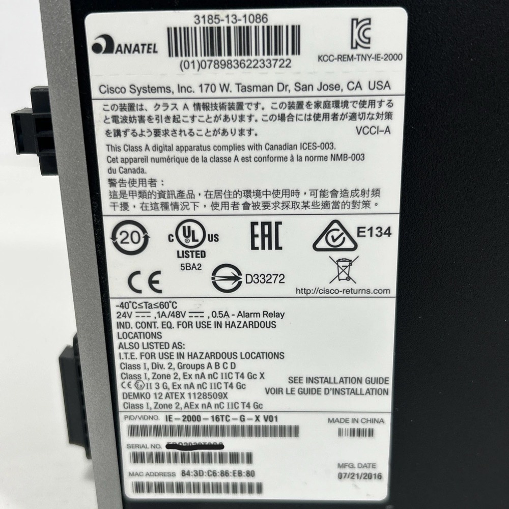 Коммутатор Cisco IE-2000-16TC-G-X — фото 2