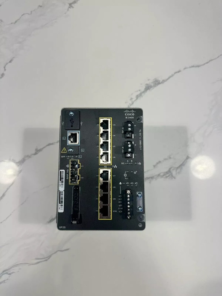 Коммутатор Cisco IE-3400-8P2S-E — фото 1