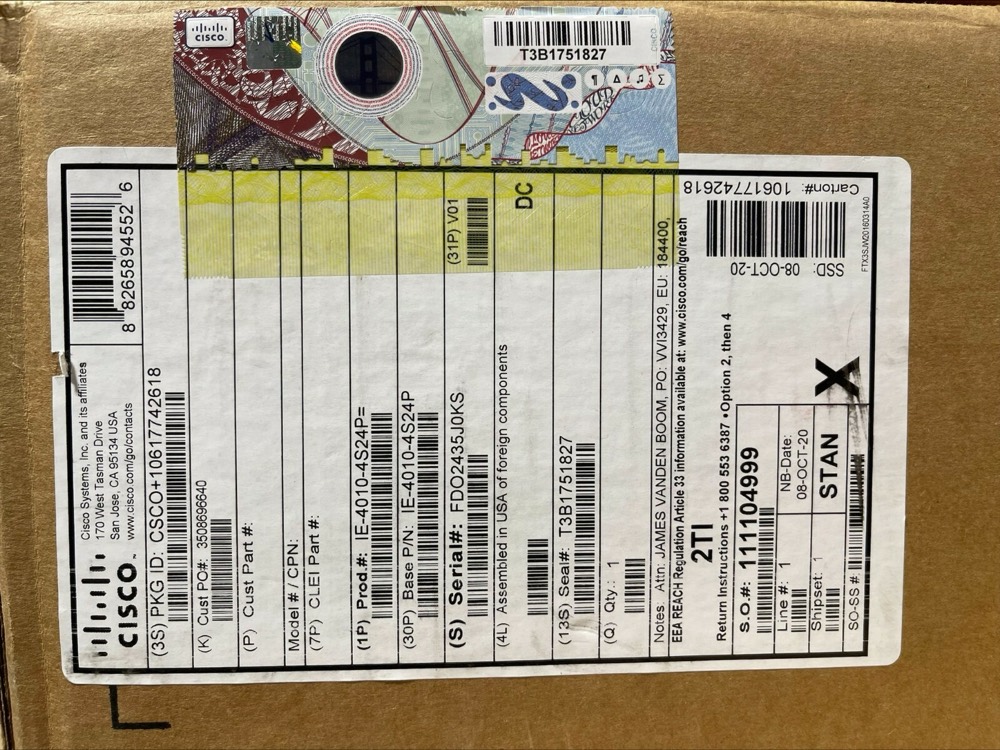 Коммутатор Cisco IE-4010-4S24P — фото 1
