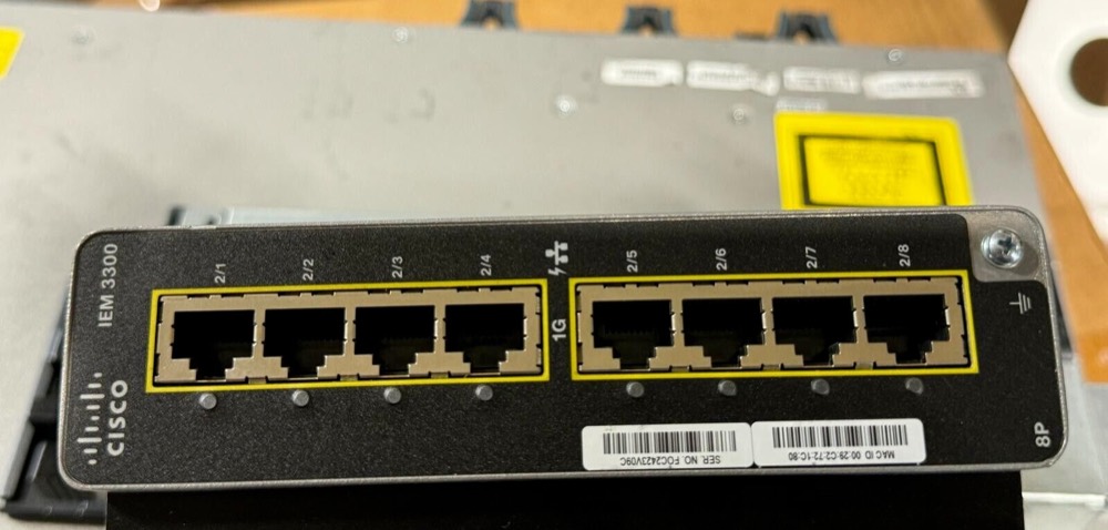 Оборудование Cisco IEM-3300-8P — фото 1