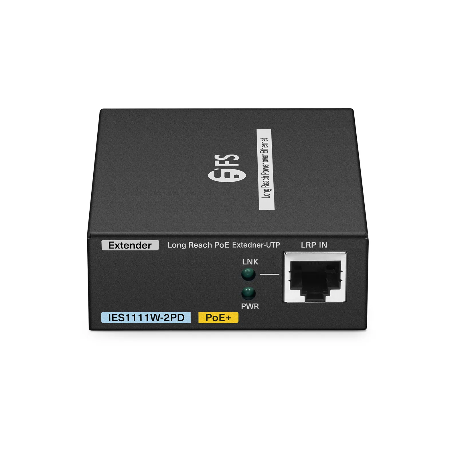 Комплектующее сервера IES1111W-2PD, 1-портовый удлинитель PoE-over-UTP дальнего действия 10/100M Fast Ethernet, 1x 10/100BASE-T RJ45 вход в — фото 1