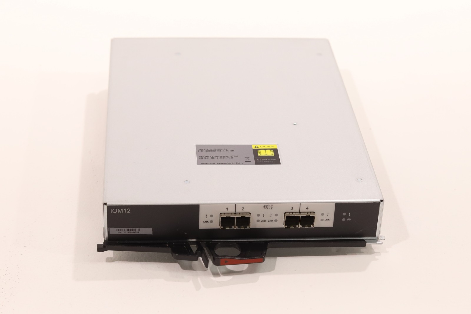 Модуль NetApp IOM12 12Gbps SAS Storage Controller Module P/N: 111-02850+C3 Tested — фото 2