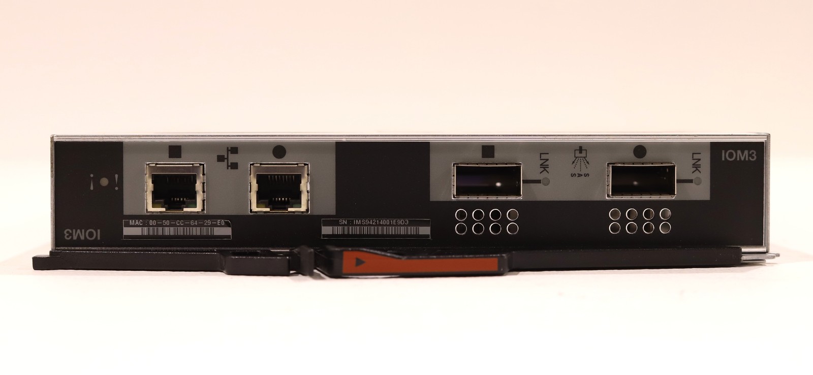 Модуль NetApp IOM3 Dual-Port SAS Storage Controller Module P/N: 111-00485+C1 Tested — фото 3