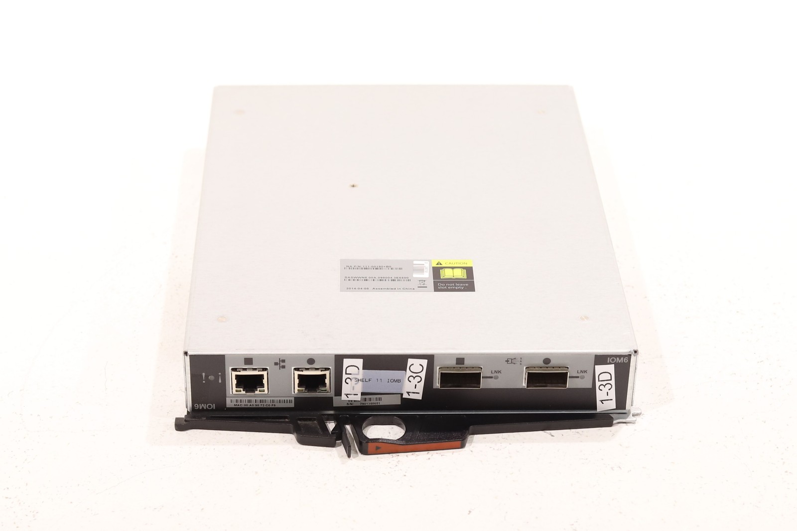 Модуль NetApp IOM6 6Gb/s SAS Storage Controller Module P/N: 111-00190+B0 Tested Working — фото 1