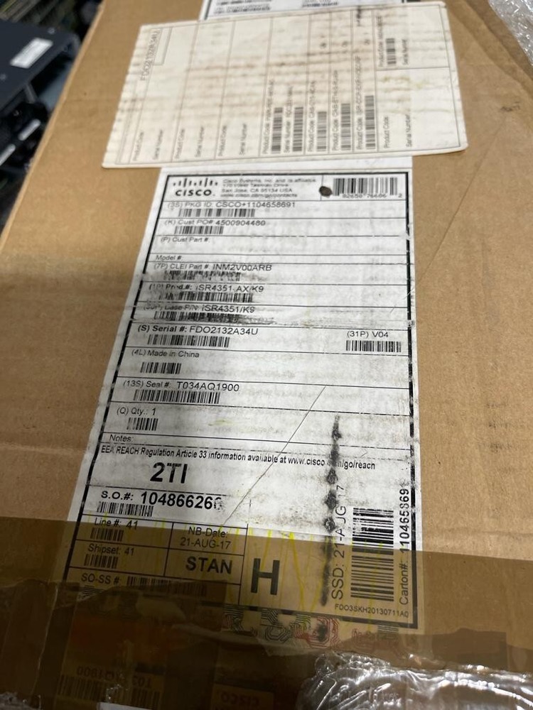 Маршрутизатор Cisco ISR4351-AX/K9 — фото 3