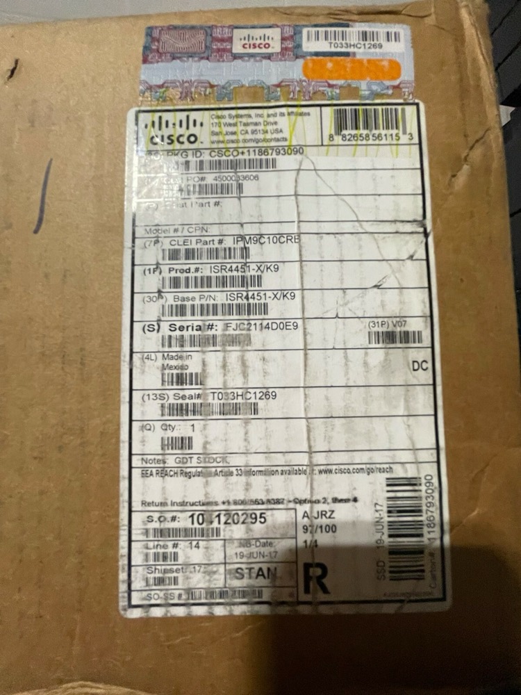 Маршрутизатор CISCO ISR4451-X/K9 — фото 3
