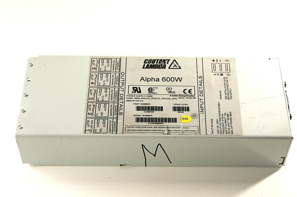 Блок питания J40032 LAMBDA Alpha 600W Modular Power Supply — фото 1