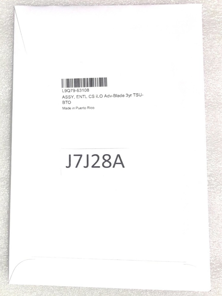 Компонент J7J28A L9Q79-63108 HPE CS SAP Hana Ilo Advanced-BL 3-Year TSU LTU — фото 1