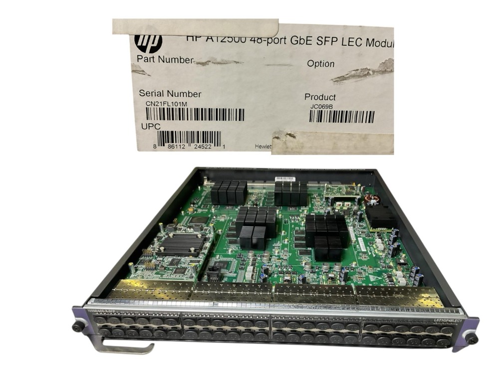 Трансивер JC069B HP A12500 48-PORT GBE SFP LEC MODULE — фото 1
