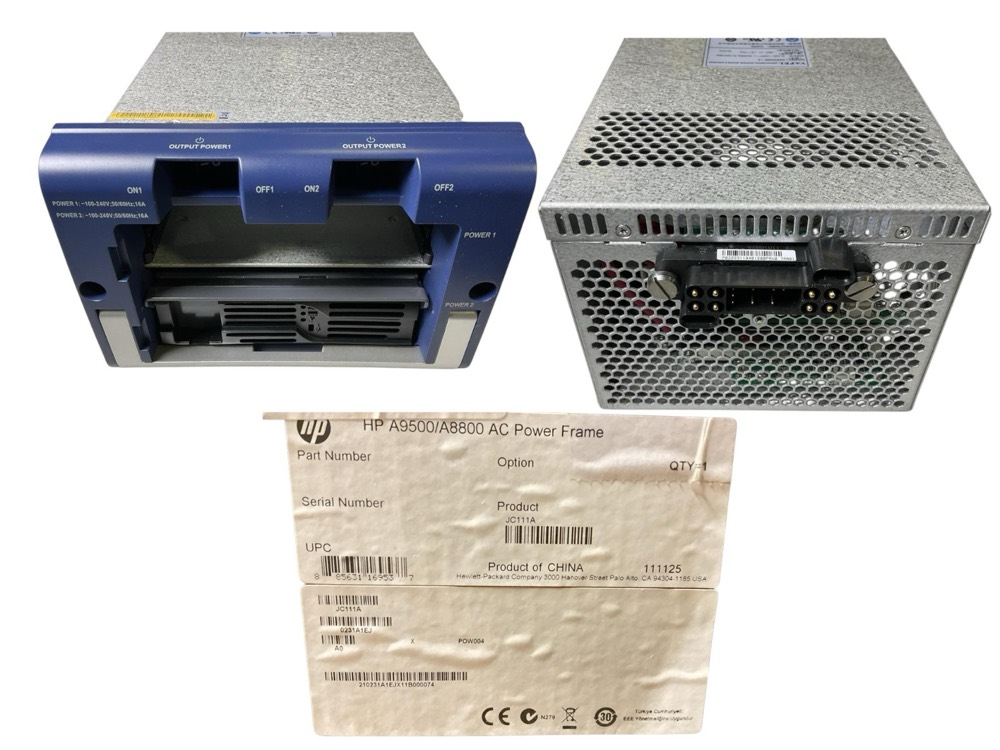 Блок питания JC111A HP A9500 3500W AC POWER SUPPLY (NEW OPEN BOX) — фото 1