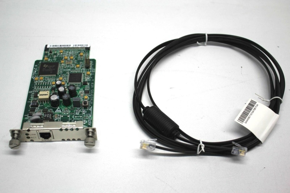Кабель JD561A HP MSR 1-port FXS SIC Module NEW KIT WITH CABLE — фото 1