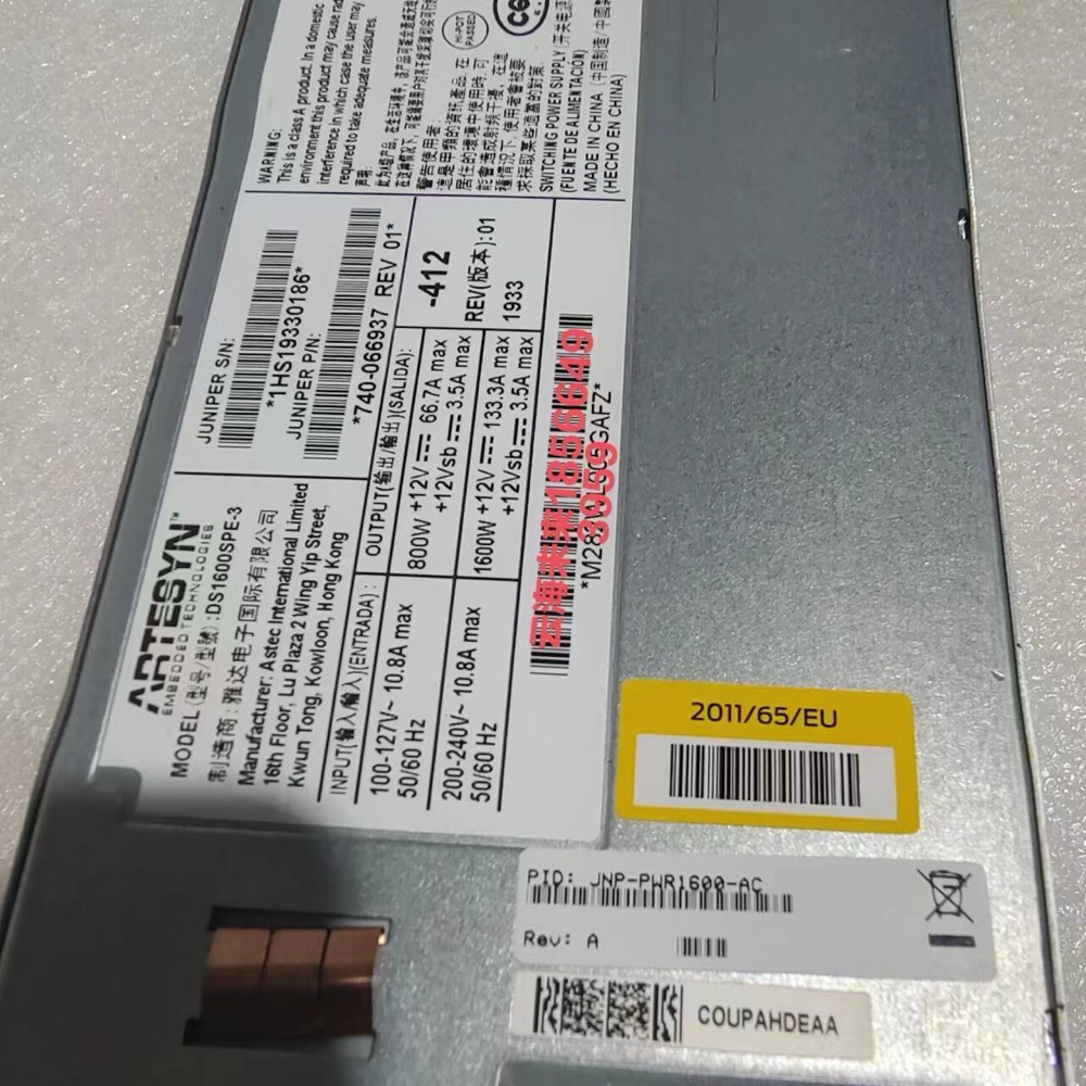 Маршрутизатор Juniper JNP-PWR1600-AC — фото 2