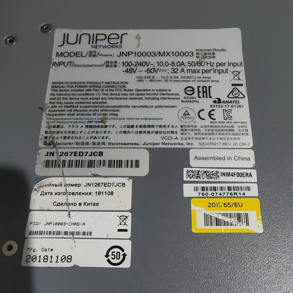 Маршрутизатор Juniper JNP10003/MX10003 — фото 2