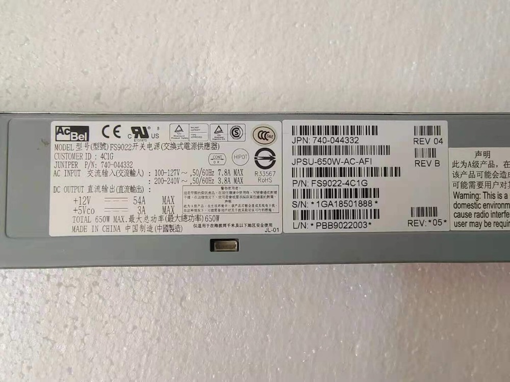 Коммутатор Cisco JPSU-650W-AC-AFI — фото 3
