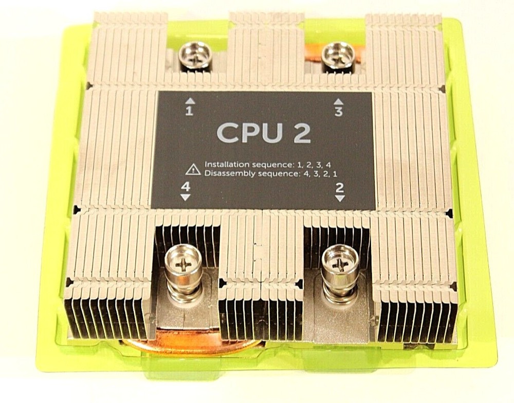 Радиатор JR3TG Dell Poweredge FC630 CPU 2 Cooling Heatsink 104MM — фото 1