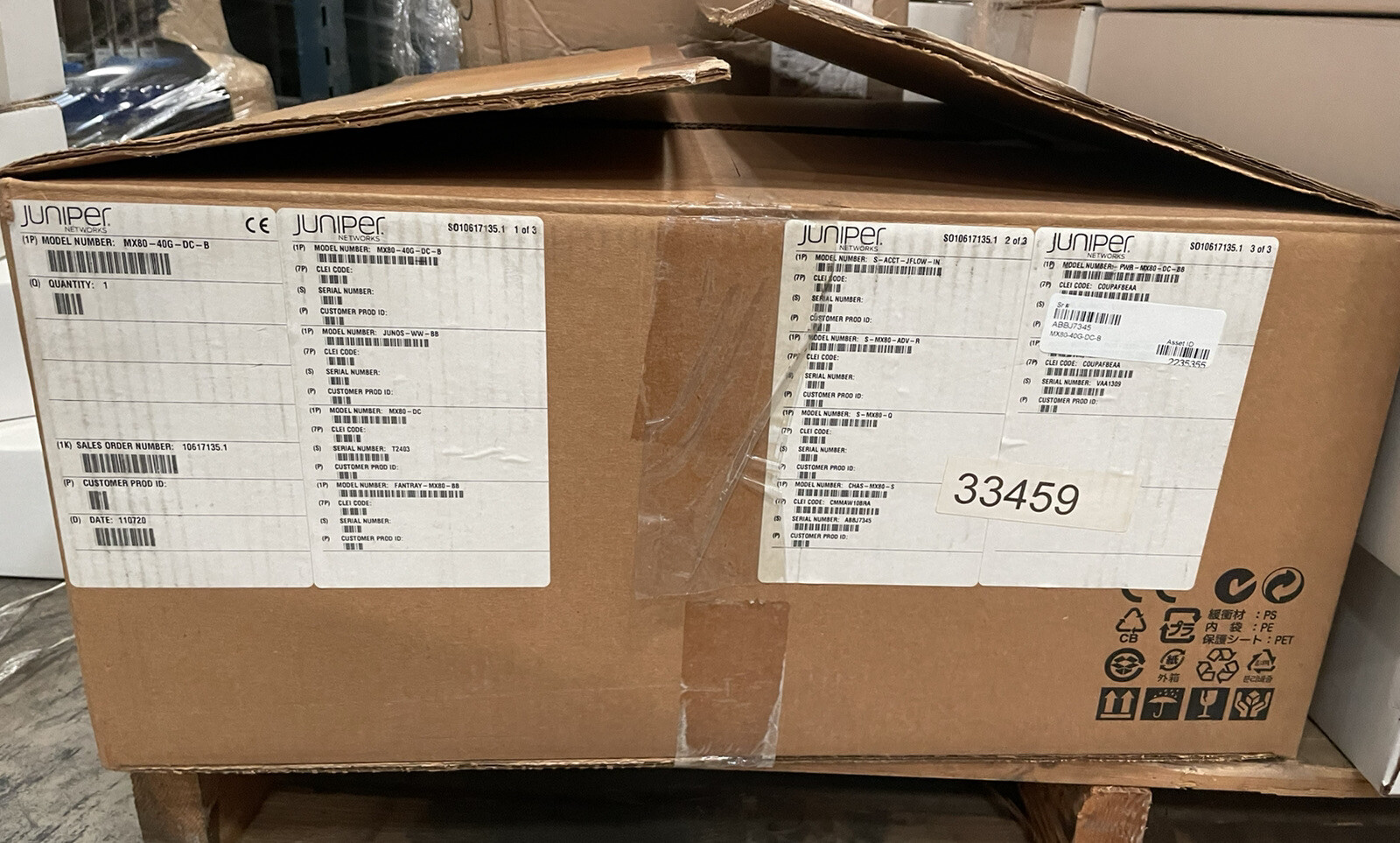 Коммутатор Juniper MX80-40G-DC — фото 1