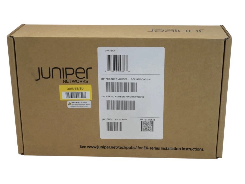 DAC-кабель Juniper QFX-SFP-DAC-3M — фото 1
