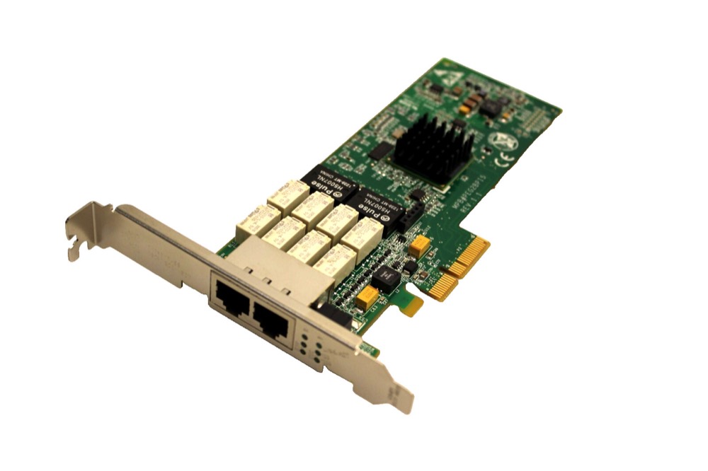 Адаптер Dell K46N2 PEG2BPI6 Dual Port Copper Gigabit ENET PCI-e Bypass Server Adapter — фото 1