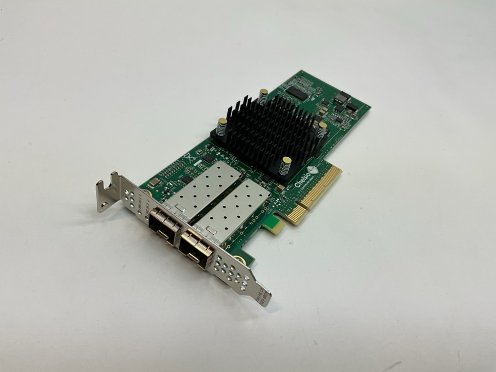 RAID/HBA-контроллер DELL K4GTV - T520-CR 2PORT 10GB PCI-E HBA LP (CHELSIO) — фото 1