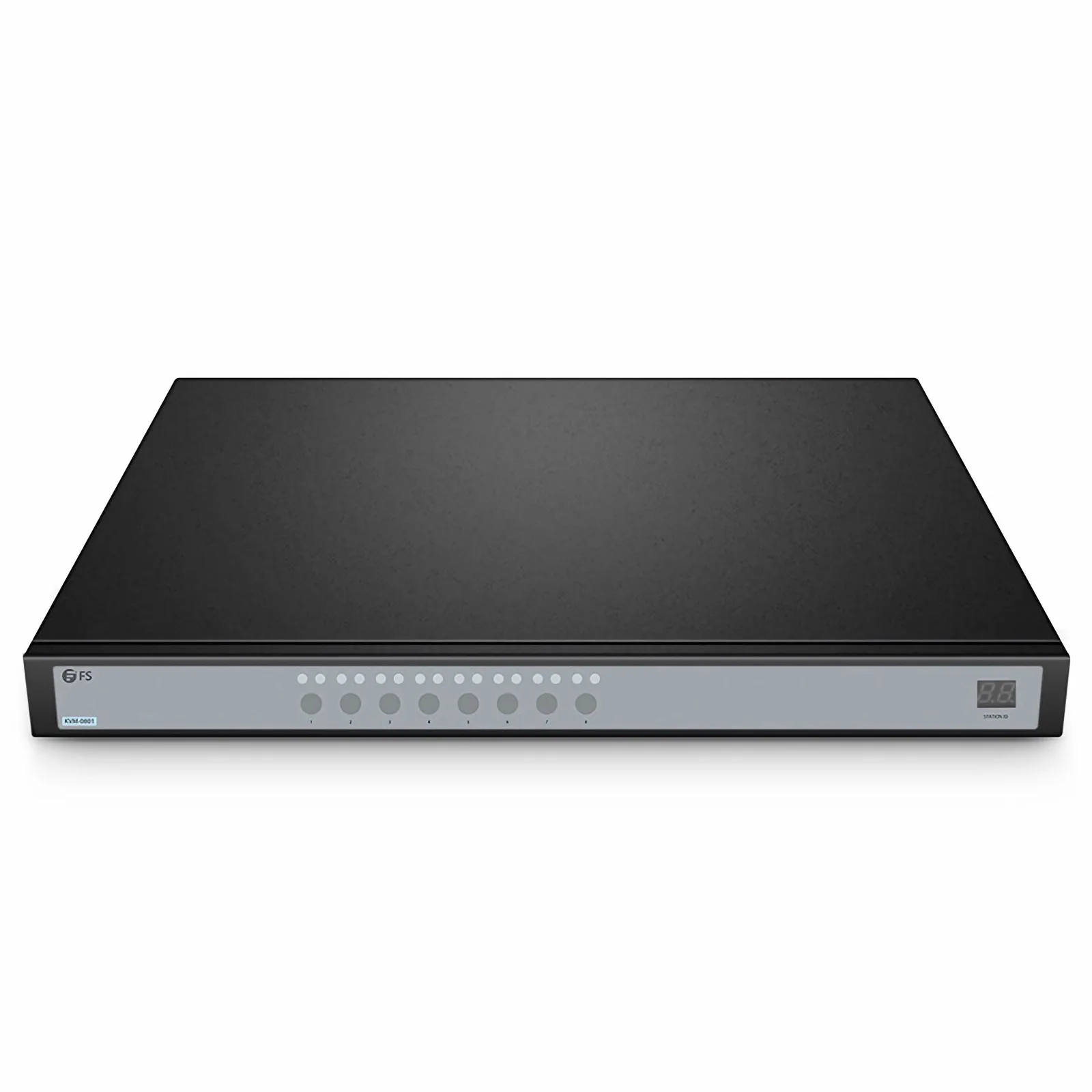 Стойка/шкаф 8-портовый VGA KVM-коммутатор, 1U для монтажа в стойку, в комплекте 8 кабелей VGA. Характеристики: KVM-порт — 8x VGA — фото 1