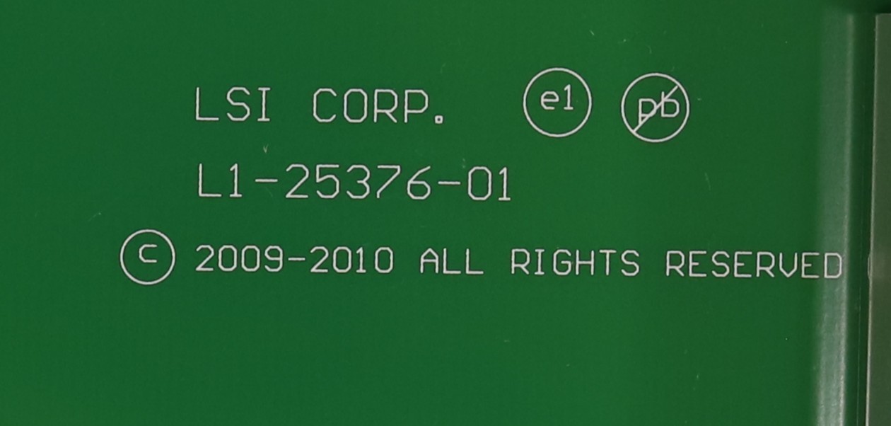 Батарея LSI MegaRAID Remote Mount Board Card with Battery Module P/N: L1-25376-01 Tested — фото 2