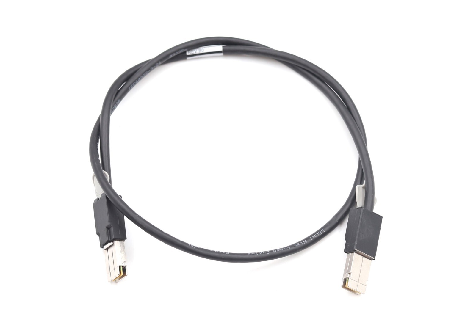 Кабель Cisco Leoni 1m Bladestack Black High Speed Cable P/N: L45593-E101-D5 Tested — фото 1