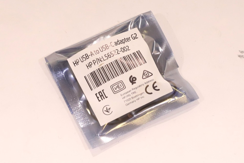 Адаптер HP USB-A to USB-C Adapter G2 P/N: L56522-002 — фото 1