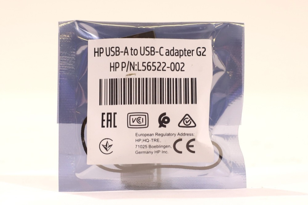 Адаптер HP USB-A to USB-C Adapter G2 P/N: L56522-002 — фото 2