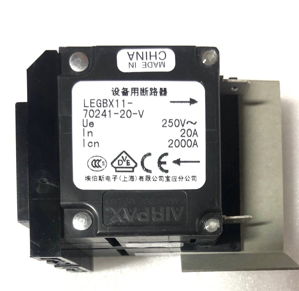 Электрокомпонент Airpax LEGBX11-70241-20-V 25A Circuit Breaker UNUSED PULLS — фото 1