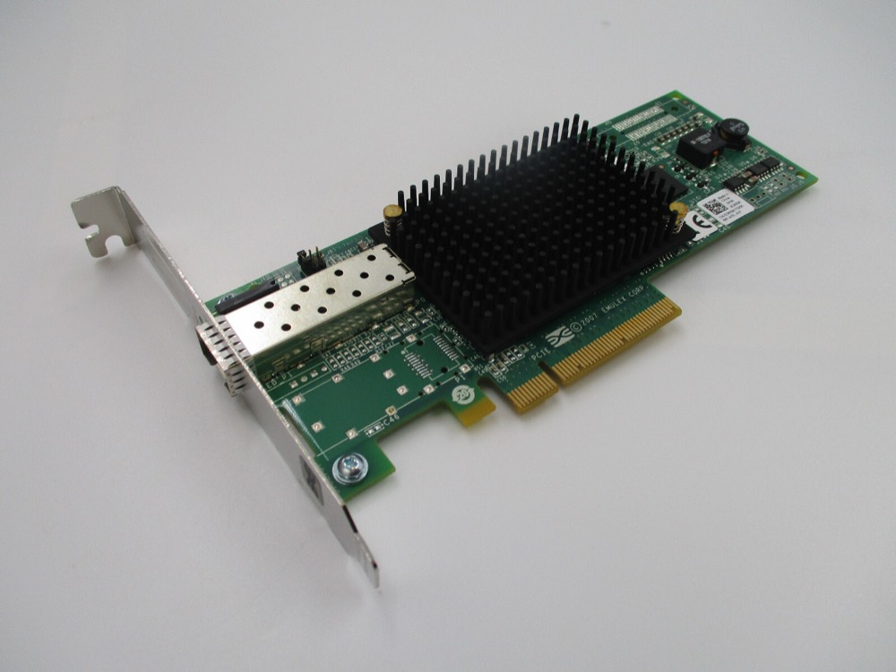 Трансивер Dell LPE12000 Single-Port 8GbE SFP+ PCIe Host Bus Adapter Dell P/N:0C855M Tested — фото 1