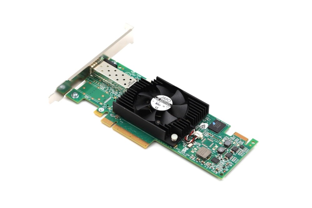 Трансивер Emulex LPE16000 Single-Port 16GbE SFP Host Bus Adapter Dell P/N: 061M2K Tested — фото 1