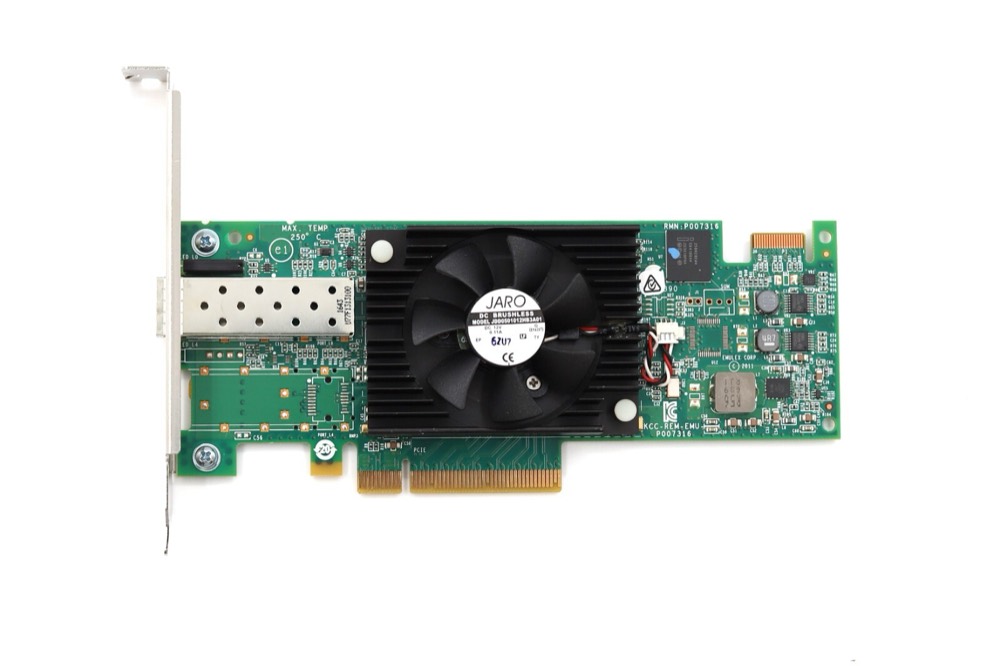 Трансивер Emulex LPE16000 Single-Port 16GbE SFP Host Bus Adapter Dell P/N: 061M2K Tested — фото 2