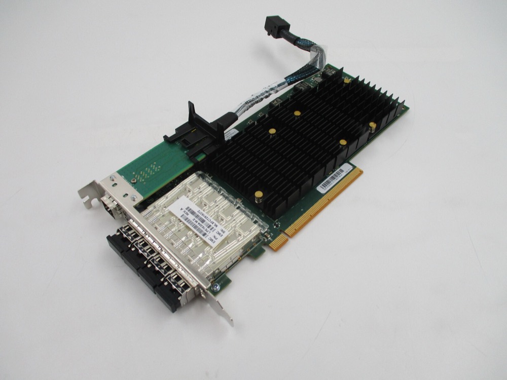 Трансивер Emulex Quad Port Fiber Channel Card with 4 x SFP Modules EMC PN: LPE16304-M-E — фото 1