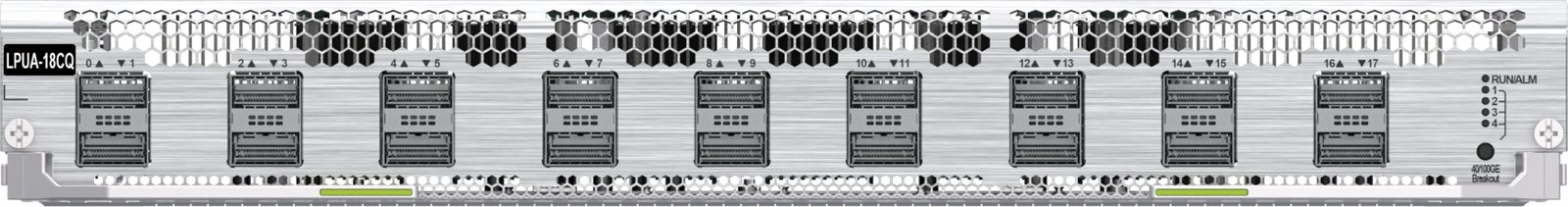 Интерфейсная плата Huawei LPUA-18CQ (18×100G-QSFP28) — фото 2