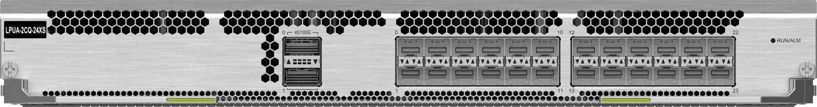 Интерфейсная плата Huawei LPUA-2CQ-24XS (24×10G-SFP, 2×100G-QSFP28) — фото 2