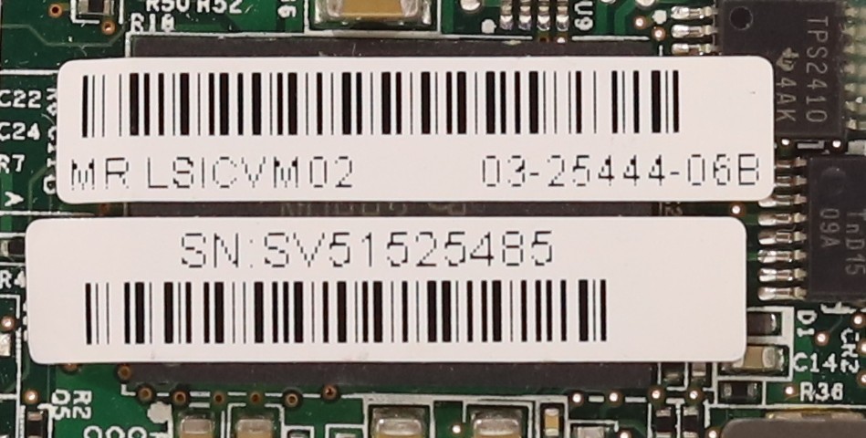 Компонент SuperMicro LSICVM02 8GB CacheVault SuperCap Power Protection P/N: 03-25444-06B — фото 3