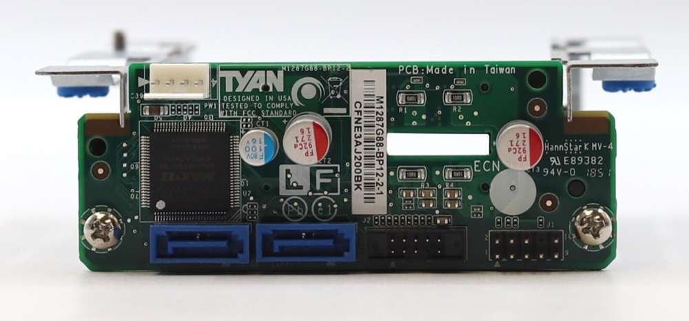 Бэкплейн Tyan Backplane Board with Cage P/N: M1287G88-BP12-2-1 Tested Working — фото 2
