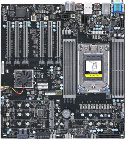 Материнская плата SuperMicro M12SWA-TF Motherboard — фото 1