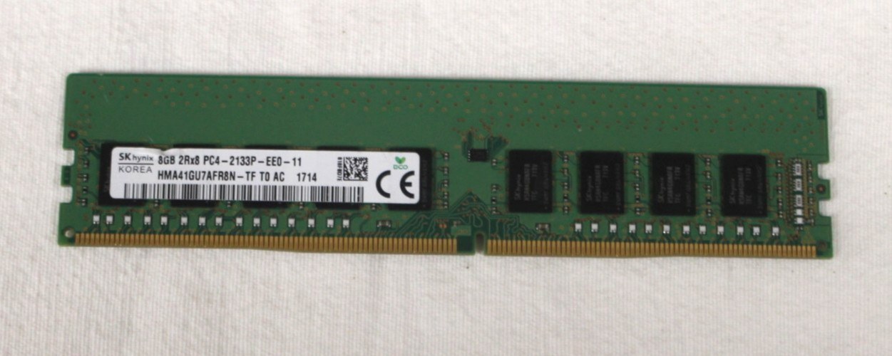 Память Samsung DDR4 8GB ECC UDIMM 2Rx8 2133 МТ/с (M391A1G43EB1-CPB) — фото 2